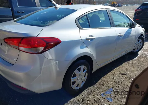 2017 Kia Forte Lx from USA, damaged, VIN 3KPFK4A76HE089244